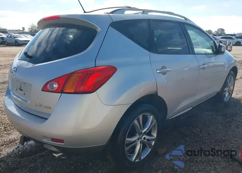 2009 Nissan Murano Le from USA, damaged, VIN JN8AZ18W59W214120